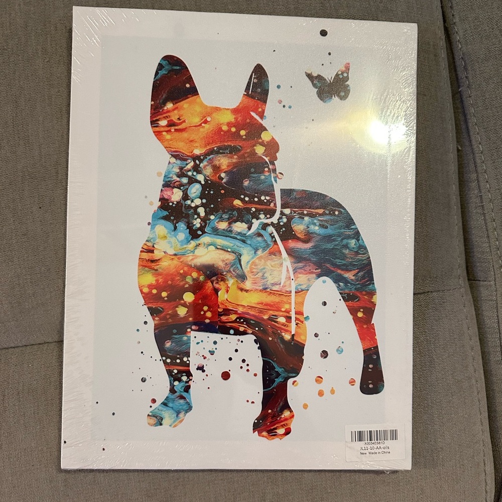 French Bulldog Wall Art Canvas